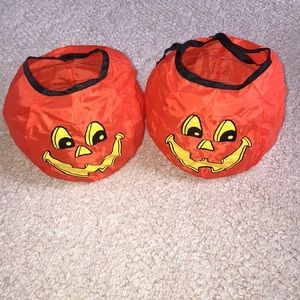 Pumpkin Halloween Buckets